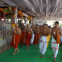 HH Swamiji’s Thirunakshatra Prayuktha Brahma Yajnam, 4th Day of Celebrations