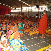Samasrayanams at JIVA by HH Swamiji